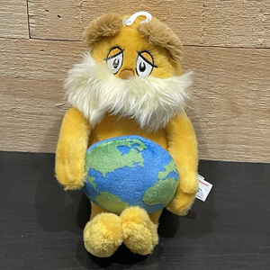 Aurora Dr. Seuss Plush Lorax Planet Earth Stuffed Animal Toy Orange 10" 2019